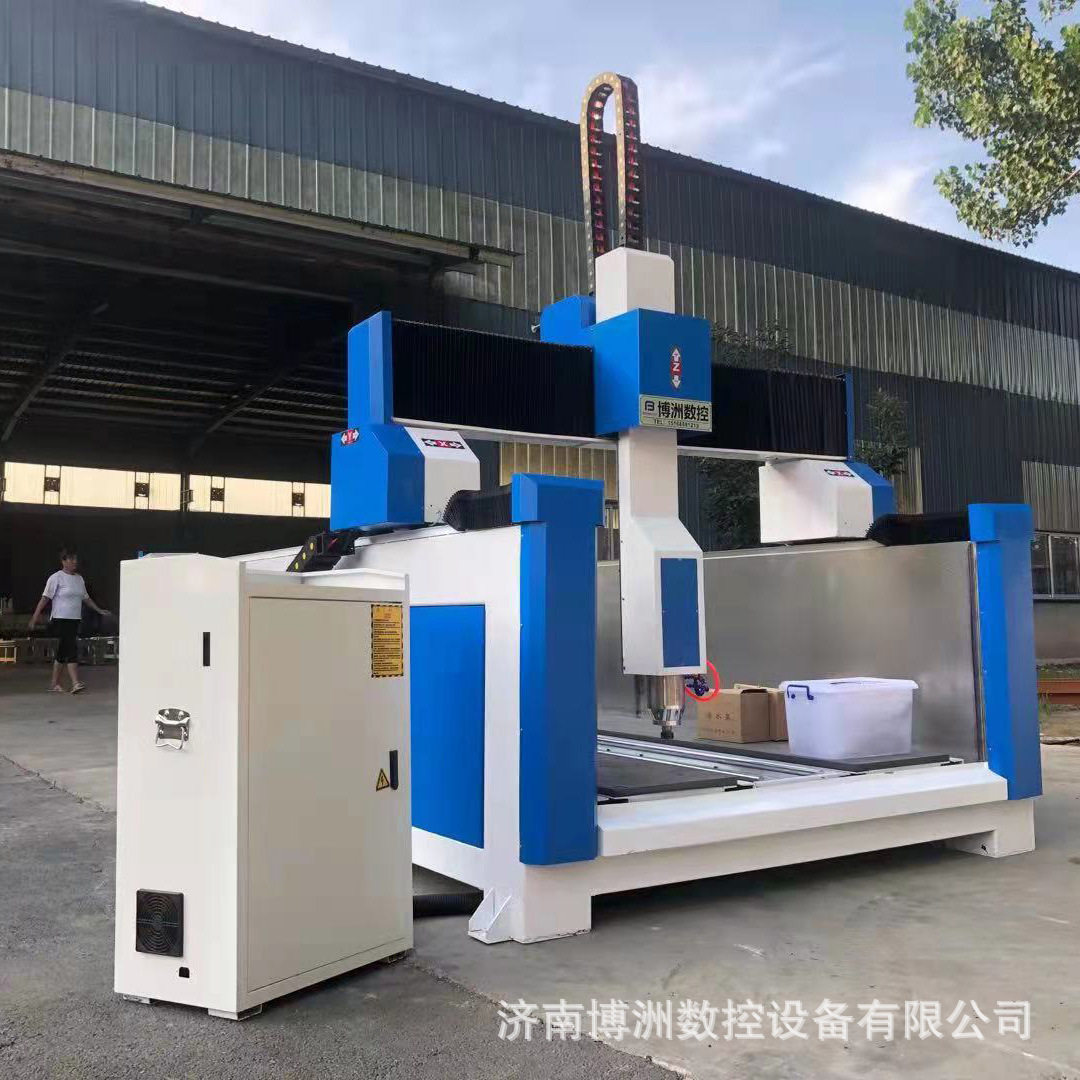 厂家供应大型5轴联动保利龙泡沫3维立体木模模具雕刻机