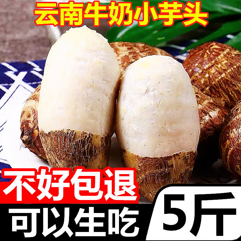 云南牛奶小芋头新鲜粉糯山农家现挖洋芋小香芋商用毛芋头仔芋圆东