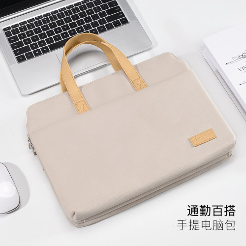日本优选手提电脑包适用联想苹果M2华为matebook14寸macbook16小新air13.3笔记本pro15女士15.6通勤M3公文包