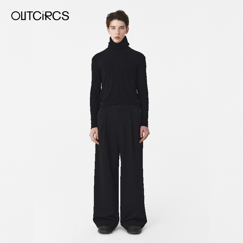 OUTCiRCS百搭休闲阔腿裤春秋长裤