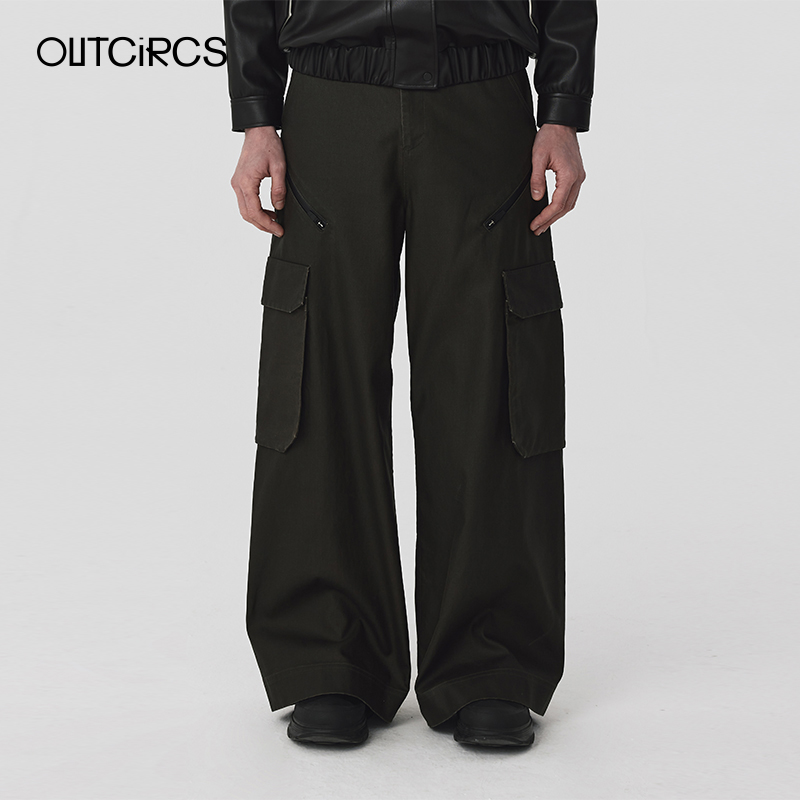 OUTCiRCS男款重工多功能工装裤