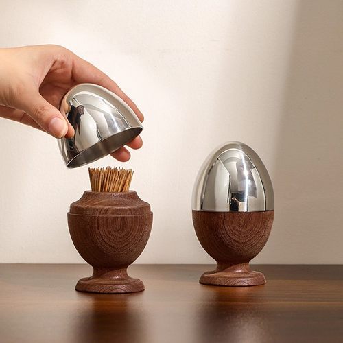 金牌2025新款高颜值蛋形牙签盒