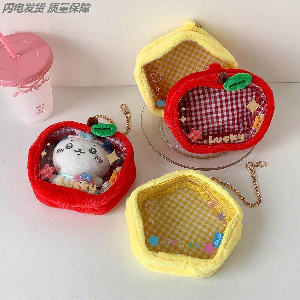 红色痛包娃娃展示收纳包防丢挂件