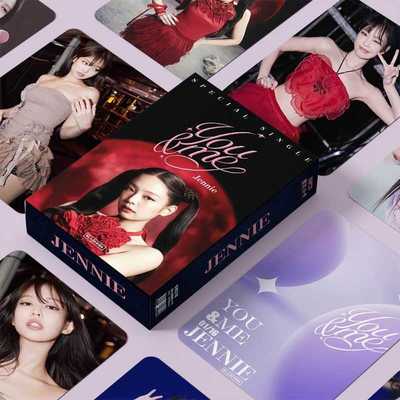 金珍妮镭射小卡55张Jennie金智妮拍立得lomo卡周边个人专辑自印卡