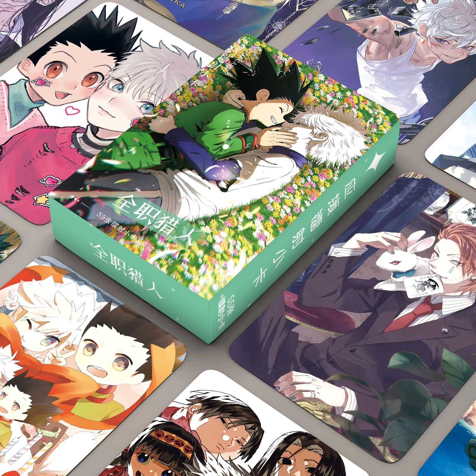 全职猎人镭射小卡55张酷拉皮卡凯特西索奇犽小杰日漫周边自印卡片