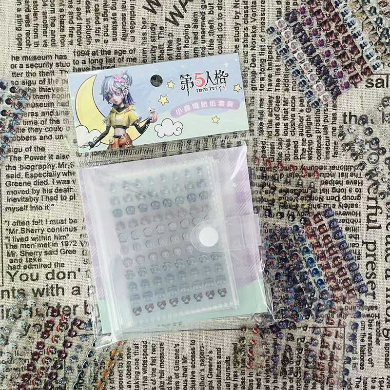 第五人格小鼻嘎贴纸鹿头小丑红夫人周边手帐迷你贴纸指甲贴画卡册