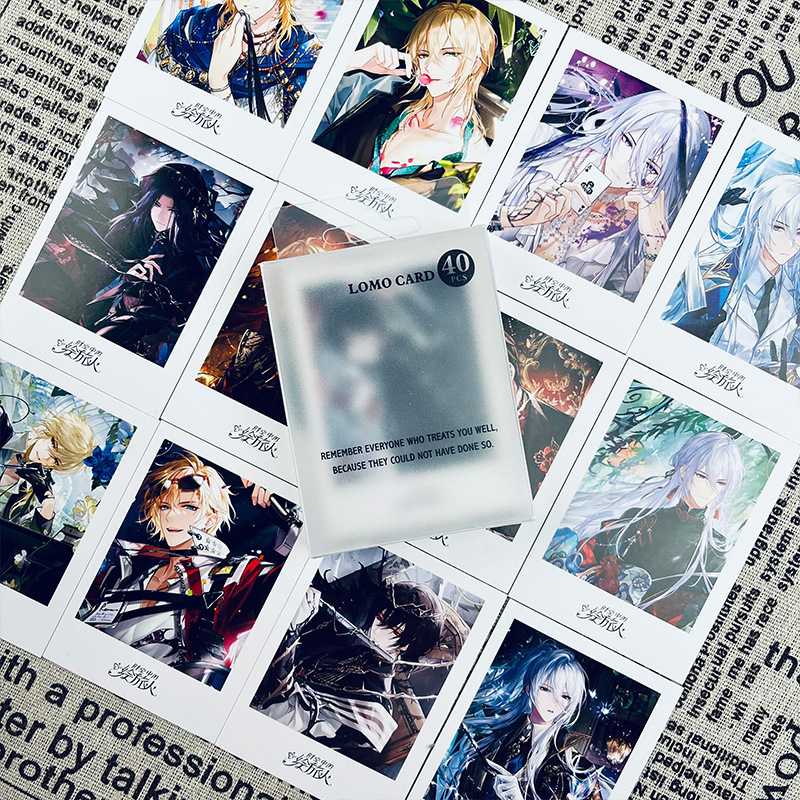 时空中的绘旅人lomo卡精美二次元动漫艾因路辰周边卡留言小卡贺卡
