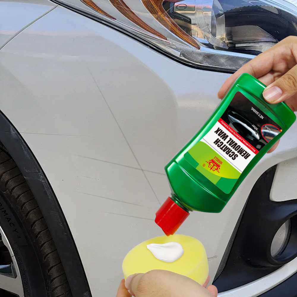 车漆划痕蜡英文版汽车轻度刮痕研磨剂去污上光蜡镀膜养护抛光