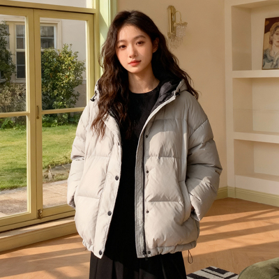 洛可可2025冬季新款白鸭绒羽绒服