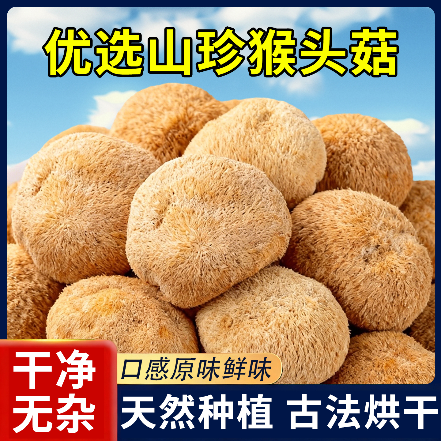 高品质精选猴头菇干货新特产级养胃健康优质菌菇干无添加煲汤新货