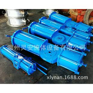 AW25拨叉式 铸铁双单缸大口径球蝶执行器 气动头气动大扭矩拨叉式