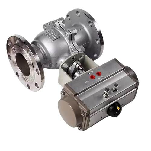 气动固定式球阀法兰连接带双作用Q41F