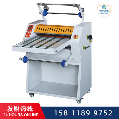 FM-8490B/8490C电/油加温重型覆膜机自动修边防卷热裱机laminator