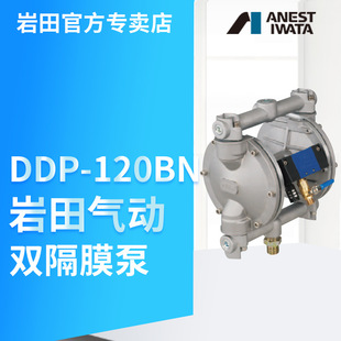 IWATA岩田DDP IWATA小型隔膜泵 120BN中型气动双隔膜泵供给喷漆泵