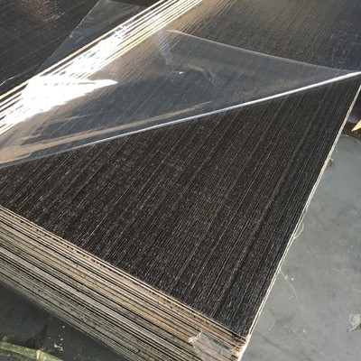 木皮涂装板厂直供拉丝钢刷锯齿喷沙木皮饰面板 木皮板仿科定板