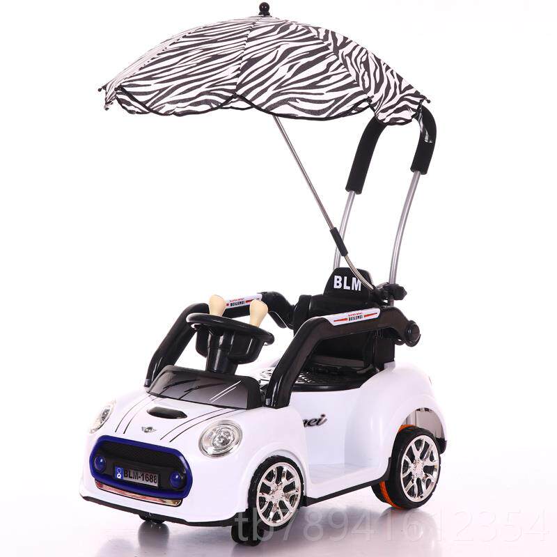 高档玩儿童电动车轮摇摆童车手推双驱动遥控婴儿小孩具四坐人汽可