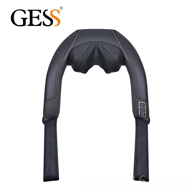 高档德国GESS16肩颈按肩摩器仪多功能揉捏0披部腰部颈加热椎家用