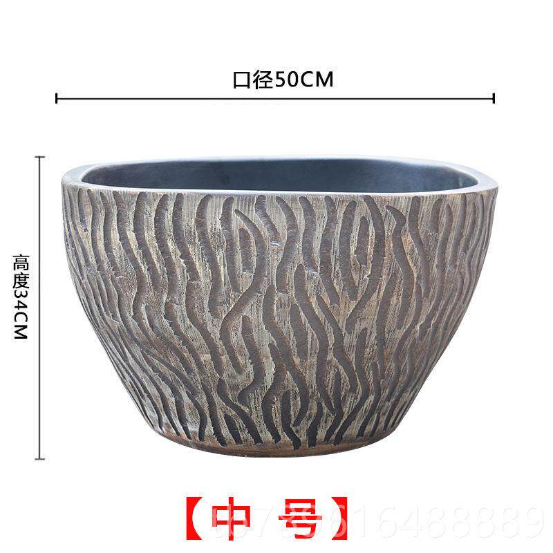 高档德镇陶睡瓷鱼缸莲花缸莲景缸莲花庭院大盆方缸碗莲花盆缸