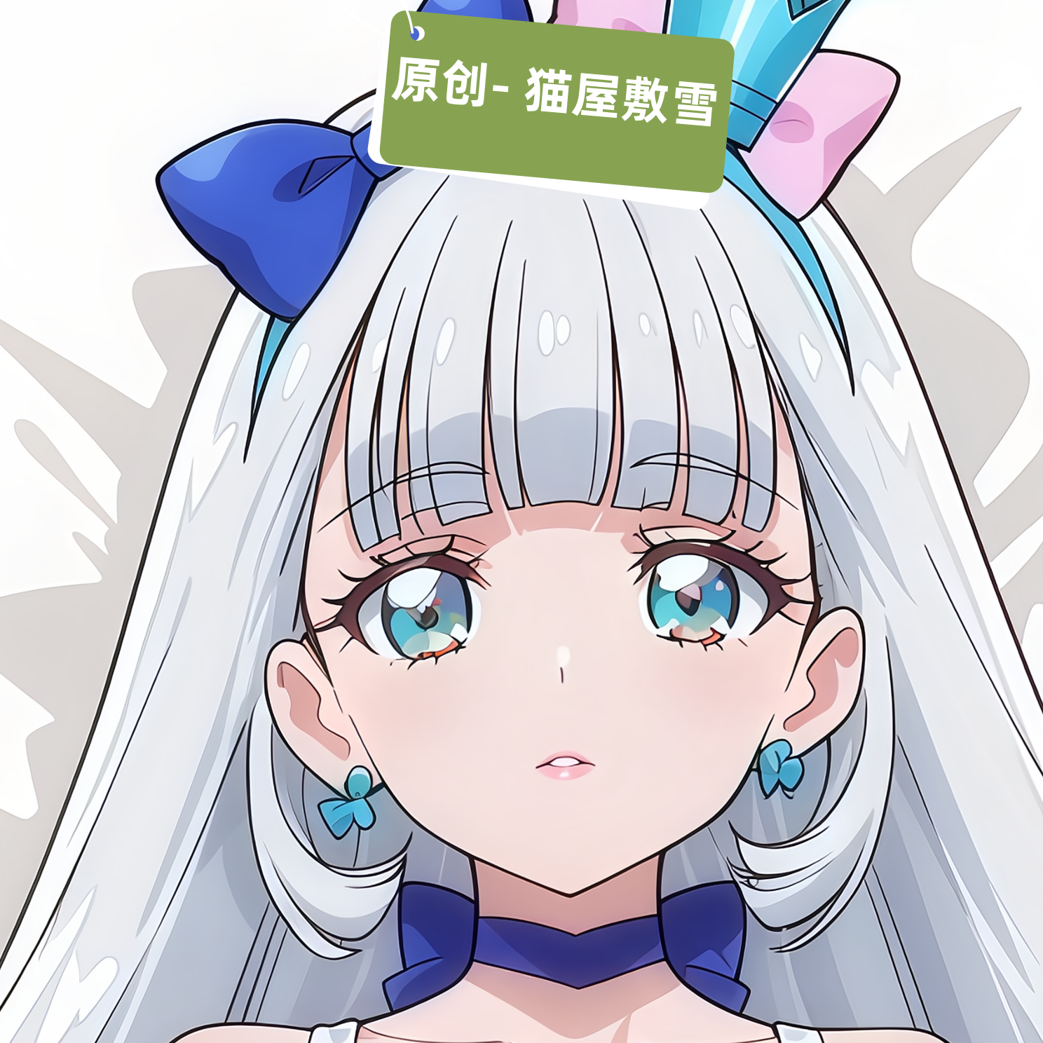 原创-动漫等身抱枕周边二次元定制Wonderful 光之美少女 猫屋敷雪