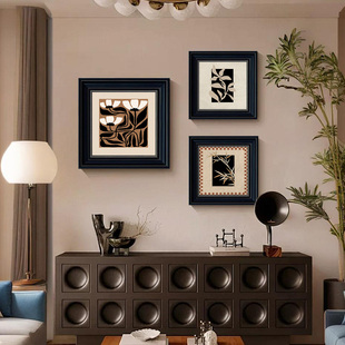 中古风小众艺术花卉DIY数字油画手工绘填充涂色客厅餐厅装饰挂画