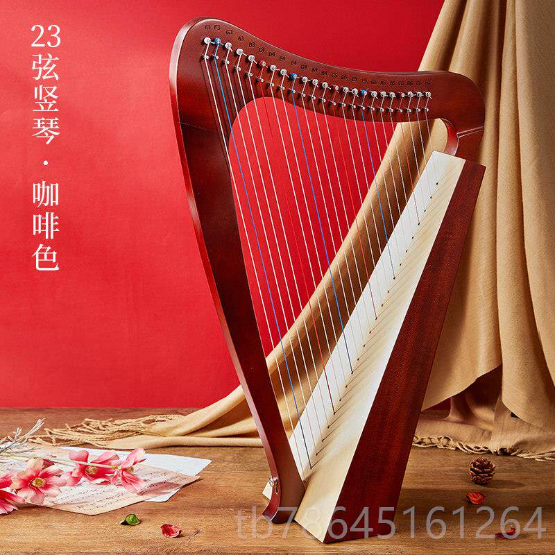 正品Cga16弦莱雅琴小携竖琴箜篌初学者小e里拉琴小众乐器可型式易
