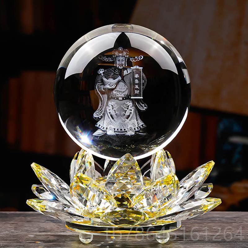 正品水晶球电摆件莲花家居装品客厅视玄柜关饰酒柜鞋柜摆设乔迁送,家居饰品,装饰摆件,淘宝优惠券,粉丝福利购,淘宝优惠卷