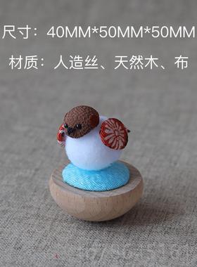 正品日本进口陶龙虎堂手作土绘可爱猫咪柴车载摆件手家居饰品工犬