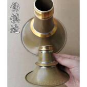 正品 唢呐碗铜手工高厚档黄铜加乐小号唢呐器B纯调DCF民间红白 老式