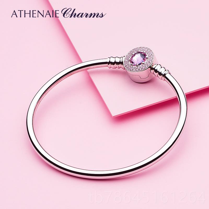 正品AETHENAI25银手镯款简约轻奢9款森系冷淡风网红DIY串饰手镯女