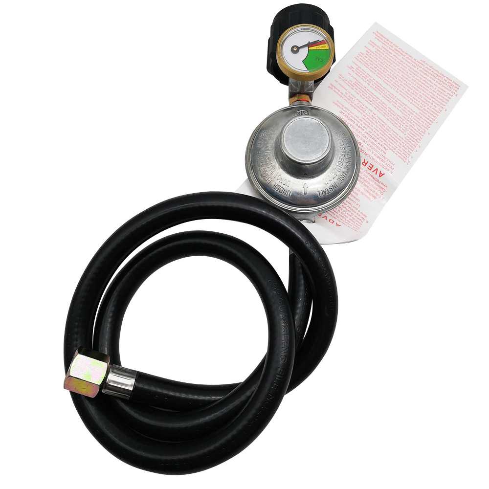 3FT 液化丙烷气瓦斯减压阀北美QCC1接头美规低压调压器带压力表