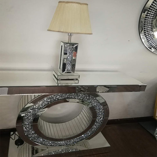 直销威尼斯镜面照明摆件卧室客厅玻璃碎钻装饰台灯欧式轻奢床头灯