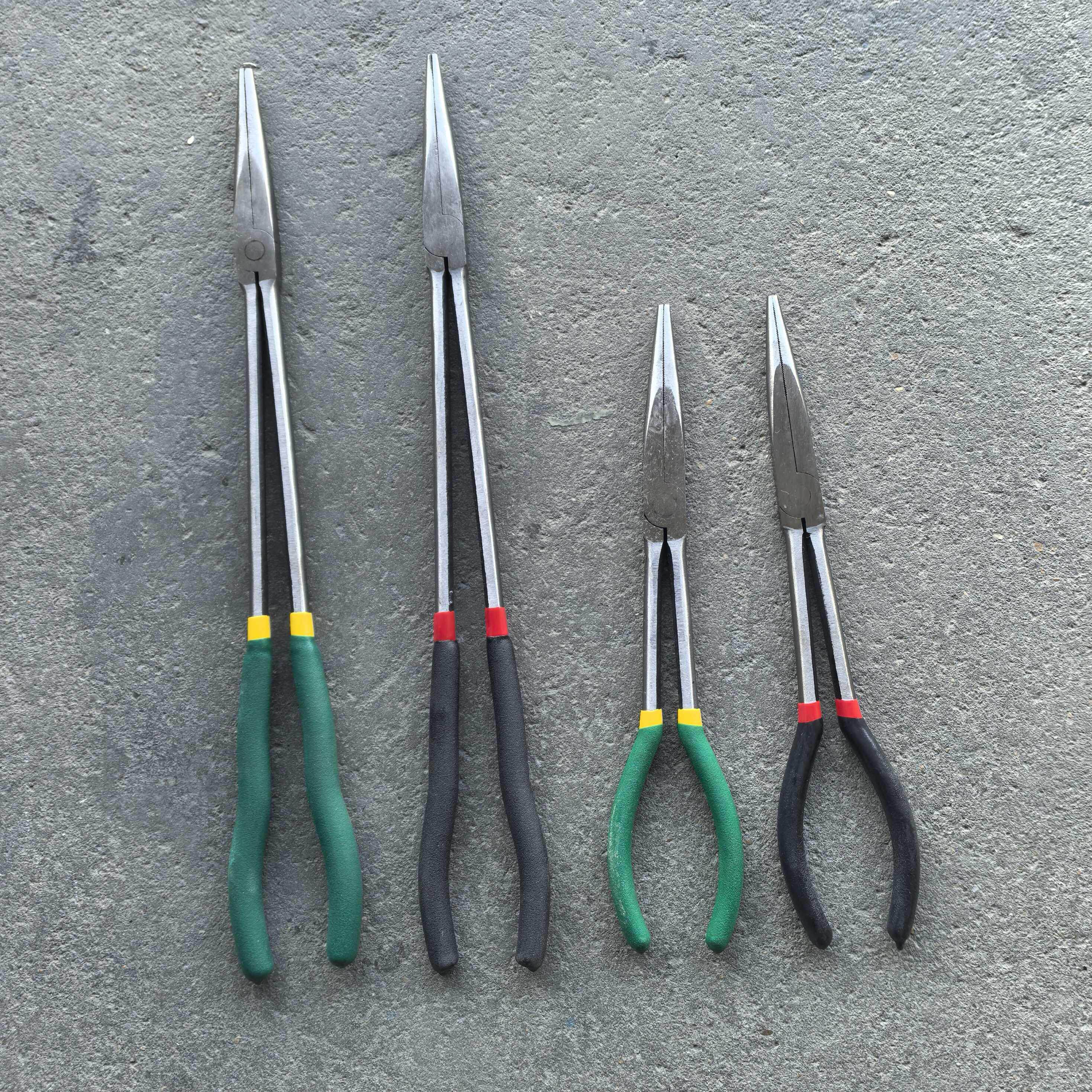 注塑机浇口钳 模具加长尖嘴钳子 料头夹具料柄钳