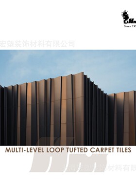 海马方块地毯T3100系列提花拼块地毯高端办公室写字楼酒店展厅