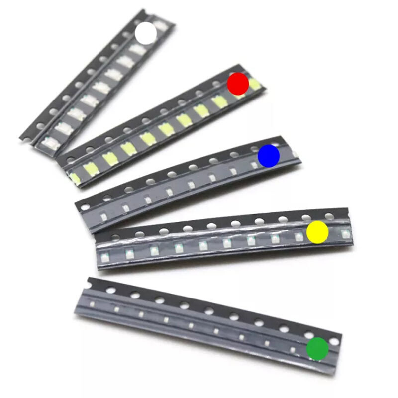 led0603指示灯标志灯用600亮度铜支架翠绿红光LED贴片灯珠