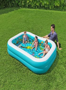 Bestway 54177海底世界3D水池 特色家庭型游泳池 配2副3D眼睛