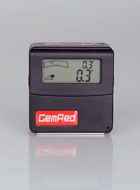 GemRed翻盖式数显倾角盒电子大屏翻动读数倾角仪便携测量角度尺