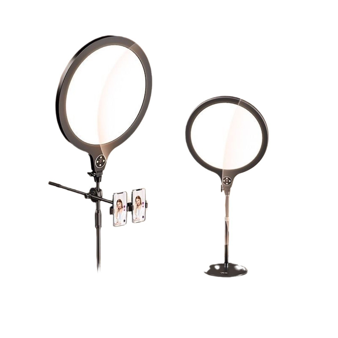 小天直播补光灯美颜面板平面主播打光桌面落地支架直播