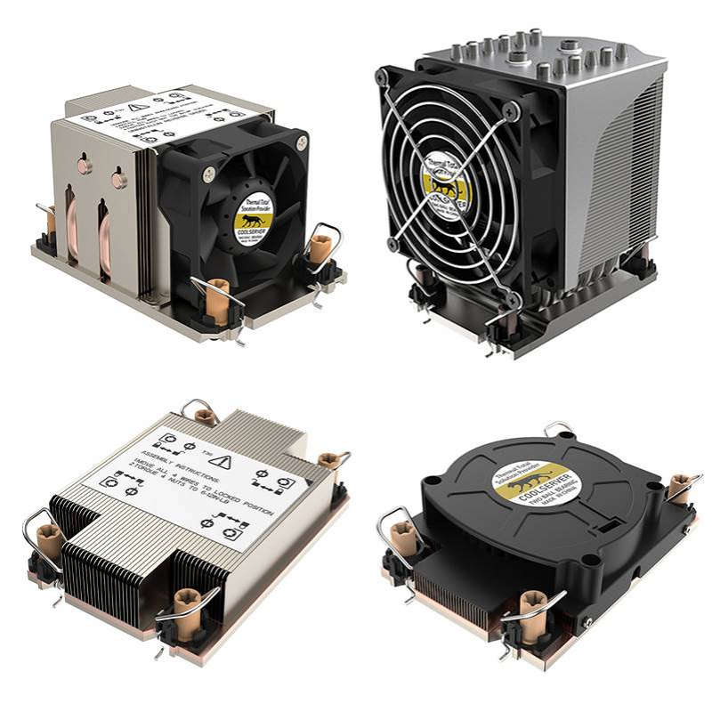 冰飓 LGA4189服务器散热器 PWM智能温控双滚珠轴承大风量散热全新