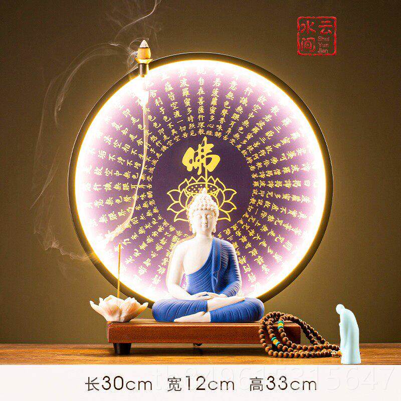 高档释摩尼菩提如佛像创意客迦厅玄关装饰阿弥佛药陀师佛禅意来佛