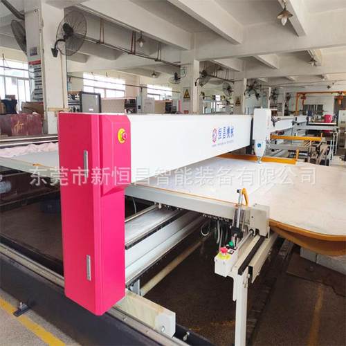 棉被单针绗缝机全自动高速电脑床垫机、面料间花机