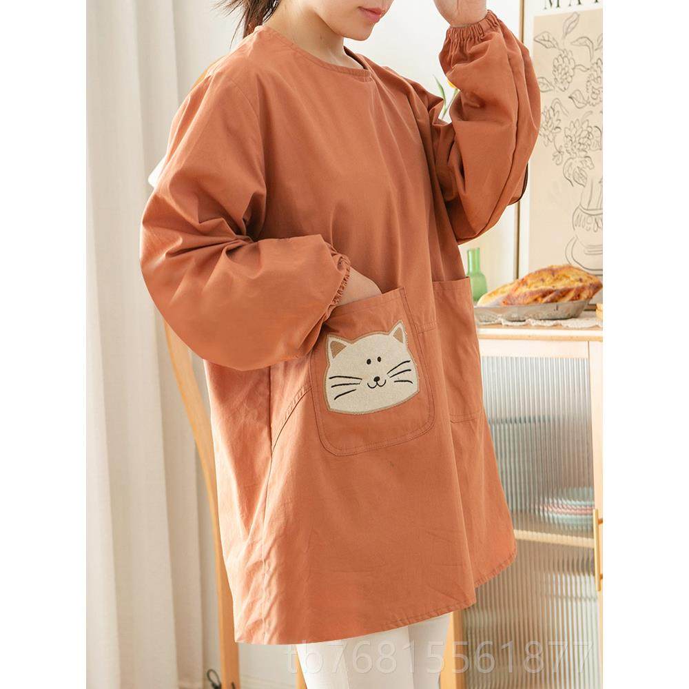 正品新款反日系围家用厨房穿裙罩衣防污长袖人男大女面包店可爱工,家庭/个人清洁工具,围裙,淘宝优惠券,粉丝福利购,淘宝优惠卷