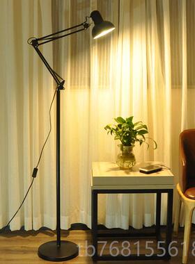 正品落地灯厅卧室书房桌风现代简遥客约网红极简轻奢insLED控立式