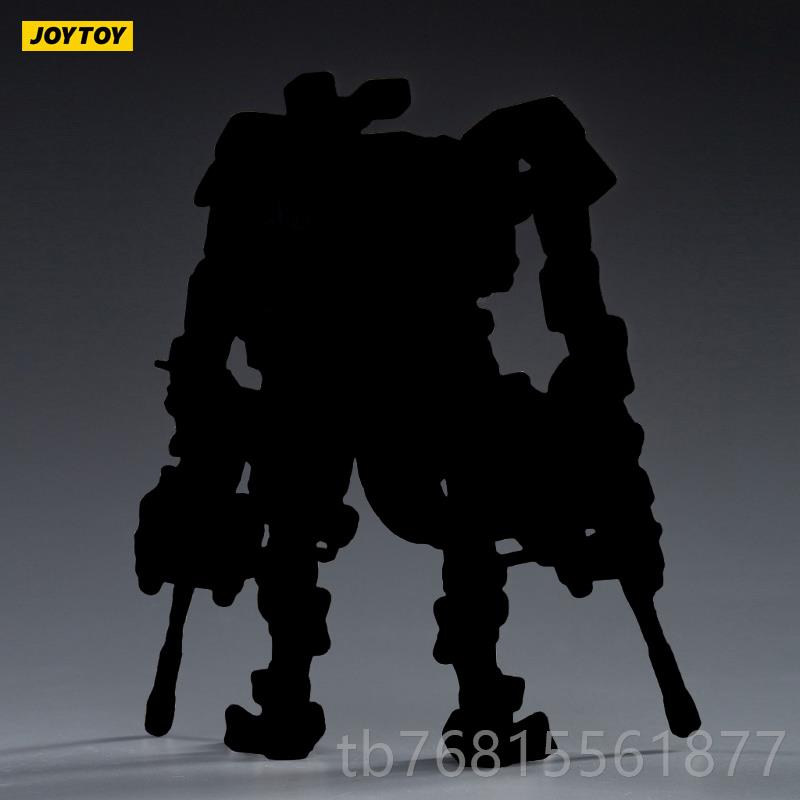 正品JOYTOY动暗源白色钢骨机甲具兵人成品塑玩料模型手办可变形机