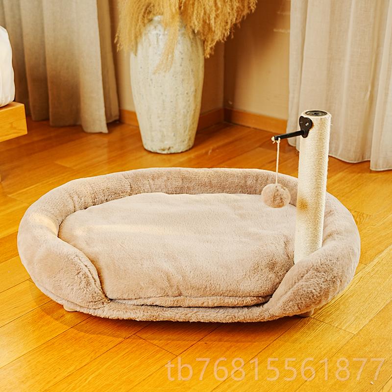 正品猫窝冬季保暖发床四季通用狗窝沙冬觉型天中小犬猫屋宠物垫子