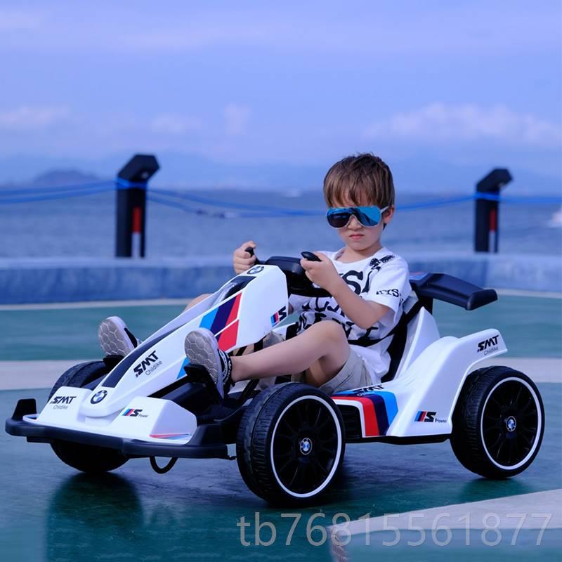 正品控卡丁车儿童电动车四轮漂车遥男女小移童车充电玩具孩汽车可