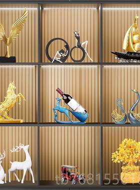 正品2024新款春节新年家居装新饰品电客厅视轻酒柜摆件奢高档高端