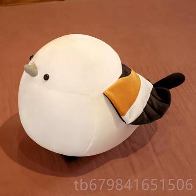 正品超小鸟玩具山娃雀肥啾绒公仔长尾可爱肥鸟玩毛偶软抱枕女生睡