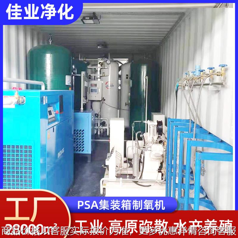 集装箱式工业制氧机定制 冶金助燃高原弥散小型养殖氧气发生器