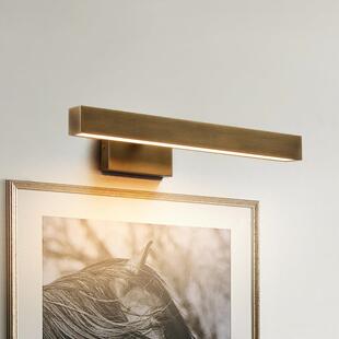 古铜色全铜门牌LOGO照字别墅庭院现代简约照画 画防水壁灯镜前灯