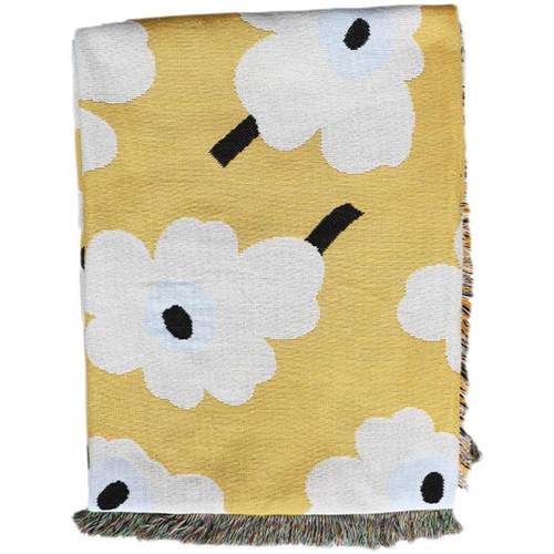 罂粟花沙发巾加厚防滑盖布沙发垫全包沙发罩客厅布艺双人座沙发套